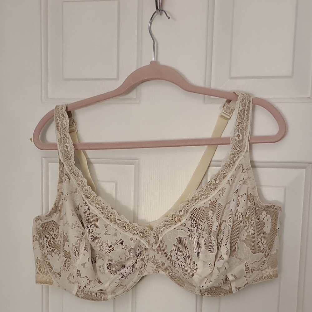 Cacique Lace Bra - Cream